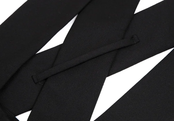 ブラックコムデギャルソンBLACK COMME des GARCONS ウールギャバプリーツ吊りスカート 黒XS K-115107_004