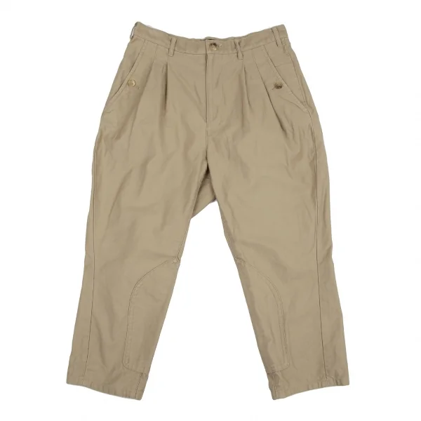 JUNYA WATANABE COMME des GARCONS Cotton Cropped Pants Beige XS K-115109_001