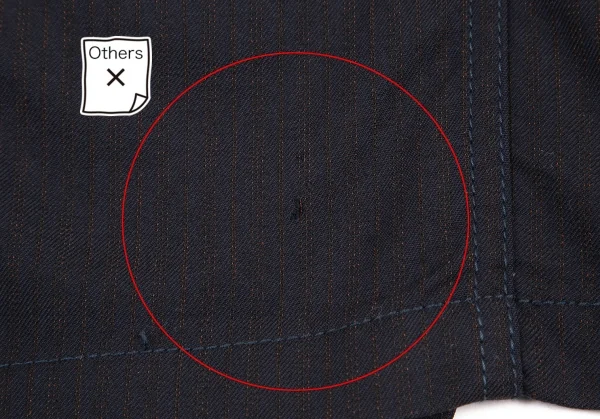 COMME des GARCONS HOMME Wool Stripe Puckering Jacket K-115112_015