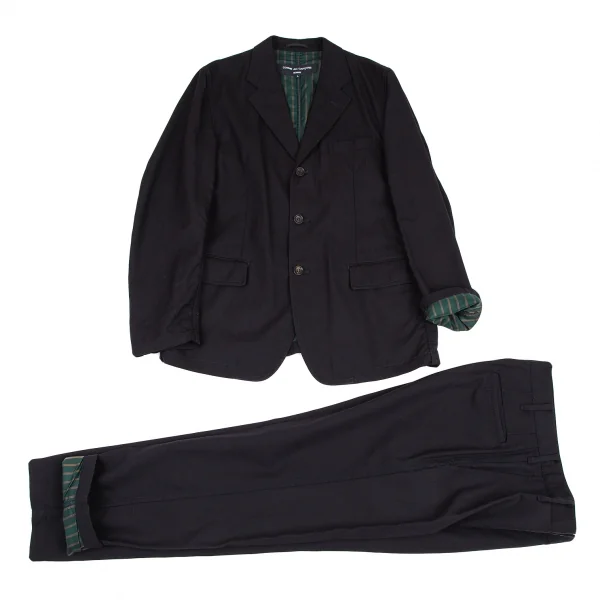 COMME des GARCONS HOMME Wool Stripe Puckering Jacket K-115112_017