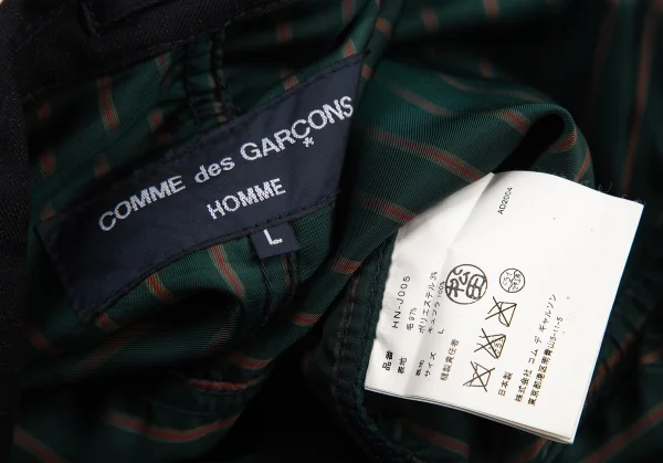 COMME des GARCONS HOMME Wool Stripe Puckering Jacket K-115112_019