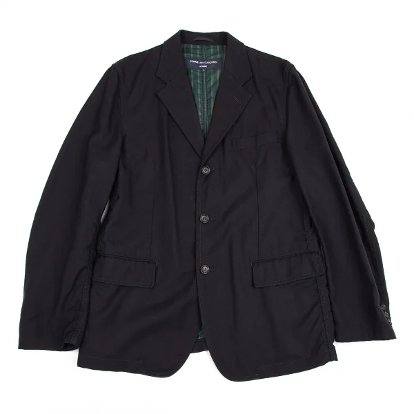 COMME des GARCONS HOMME Wool Stripe Puckering Jacket K-115112_002