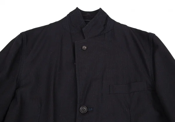 COMME des GARCONS HOMME Wool Stripe Puckering Jacket K-115112_004