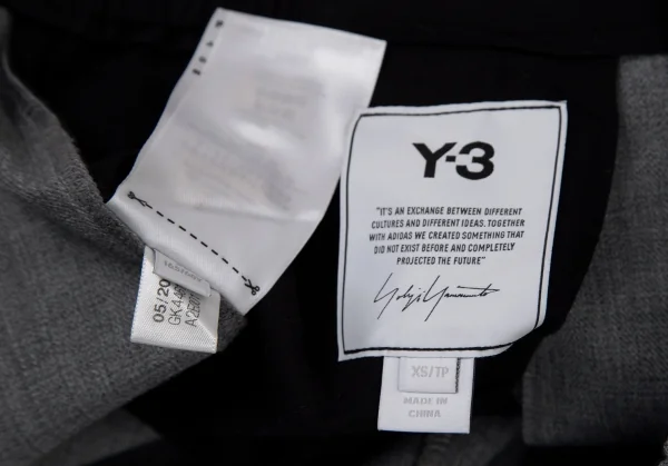Y-3 Poly Wool Tuck Pants K-115123_020