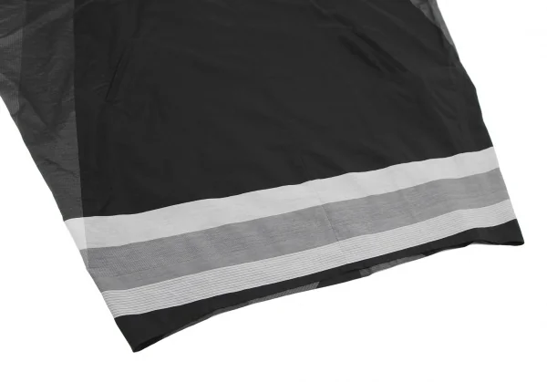 リミフゥLIMI feu フロントボタンデザインビッグシルエットドルマンチュニック 黒グレーS K-115151_008