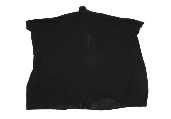 リミフゥLIMI feu シルク混ドレープボタンレスロングニットカーディガン 黒S K-115152_009