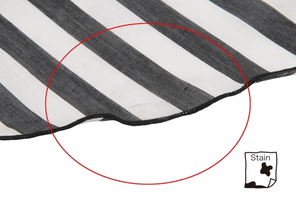 リミフゥLIMI feu 異素材ストライプ切替ギャザーショルダーノースリーブワンピース 黒S K-115153_010