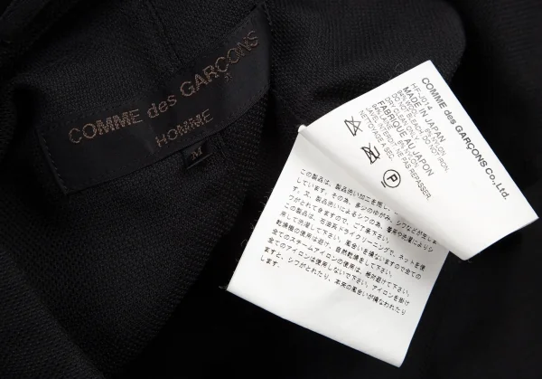 コムデギャルソン オムCOMME des GARCONS HOMME サマーウールパッチポケットジャケット 黒M K-115184_015