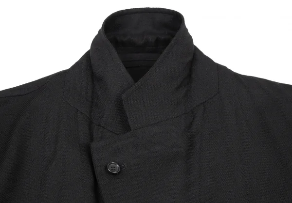 コムデギャルソン オムCOMME des GARCONS HOMME サマーウールパッチポケットジャケット 黒M K-115184_004