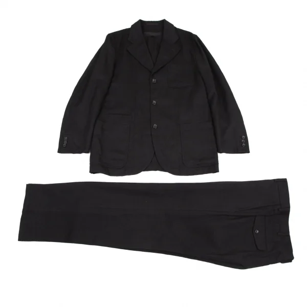 COMME des GARCONS HOMME Wool Jacket & Pants Black M/L K-115186_001