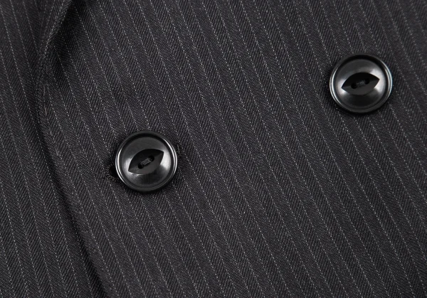 ジュンヤワタナベマン コムデギャルソンJUNYA WATANABE MAN COMME des GARCONSカモフラ裏地ストライプウールダブルジャケット チャコールブラックM K-115195_006