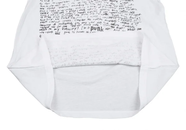 セディショナリーズSEDITIONARIES ORIGINAL PERSONAL COLLECTION レタープリントパンクTシャツ 白L位 K-115212_010