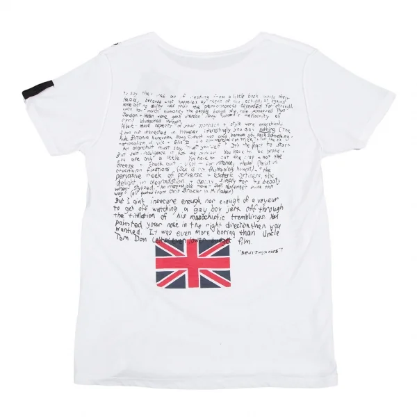 セディショナリーズSEDITIONARIES ORIGINAL PERSONAL COLLECTION レタープリントパンクTシャツ 白L位 K-115212_011