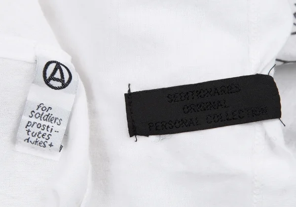 セディショナリーズSEDITIONARIES ORIGINAL PERSONAL COLLECTION レタープリントパンクTシャツ 白L位 K-115212_015