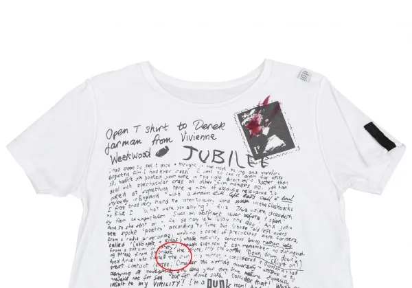 セディショナリーズSEDITIONARIES ORIGINAL PERSONAL COLLECTION レタープリントパンクTシャツ 白L位 K-115212_002