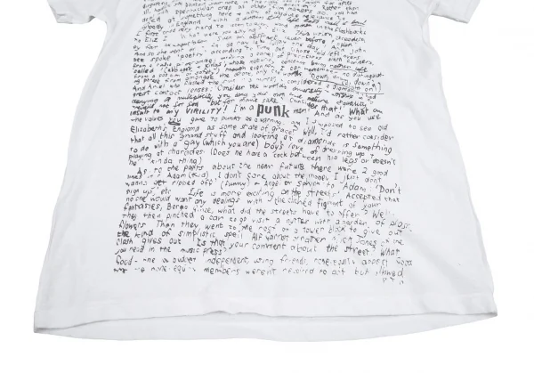 セディショナリーズSEDITIONARIES ORIGINAL PERSONAL COLLECTION レタープリントパンクTシャツ 白L位 K-115212_009