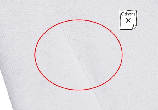 ラフシモンズ×フレッドペリーRAF SIMONS×FREDPERRY ローレルリース コレクション パッチ付きピンホール鹿の子ポロシャツ 白S K-115215_010