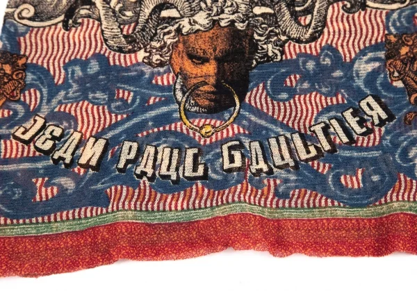 ジャンポールゴルチエ マイユJean Paul GAULTIER MAILLE タトゥーガールプリントパワーネットカットソー マルチ42 K-115231_010