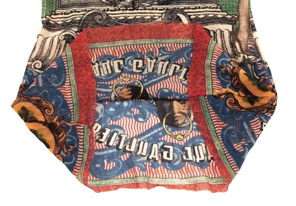 ジャンポールゴルチエ マイユJean Paul GAULTIER MAILLE タトゥーガールプリントパワーネットカットソー マルチ42 K-115231_011