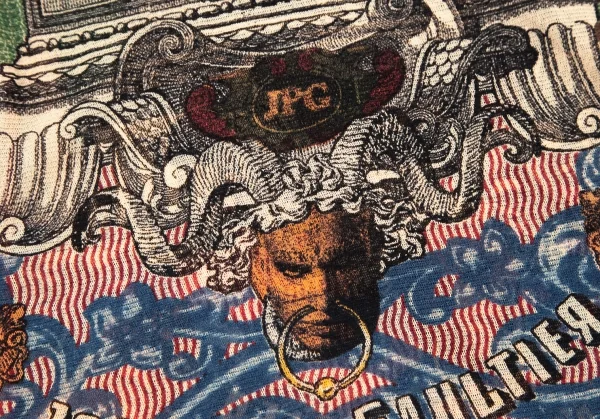 ジャンポールゴルチエ マイユJean Paul GAULTIER MAILLE タトゥーガールプリントパワーネットカットソー マルチ42 K-115231_009