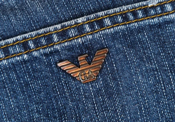 アルマーニジーンズARMANI JEANS ウォッシュデニムテーパードパンツ インディゴ31 K-115262_015