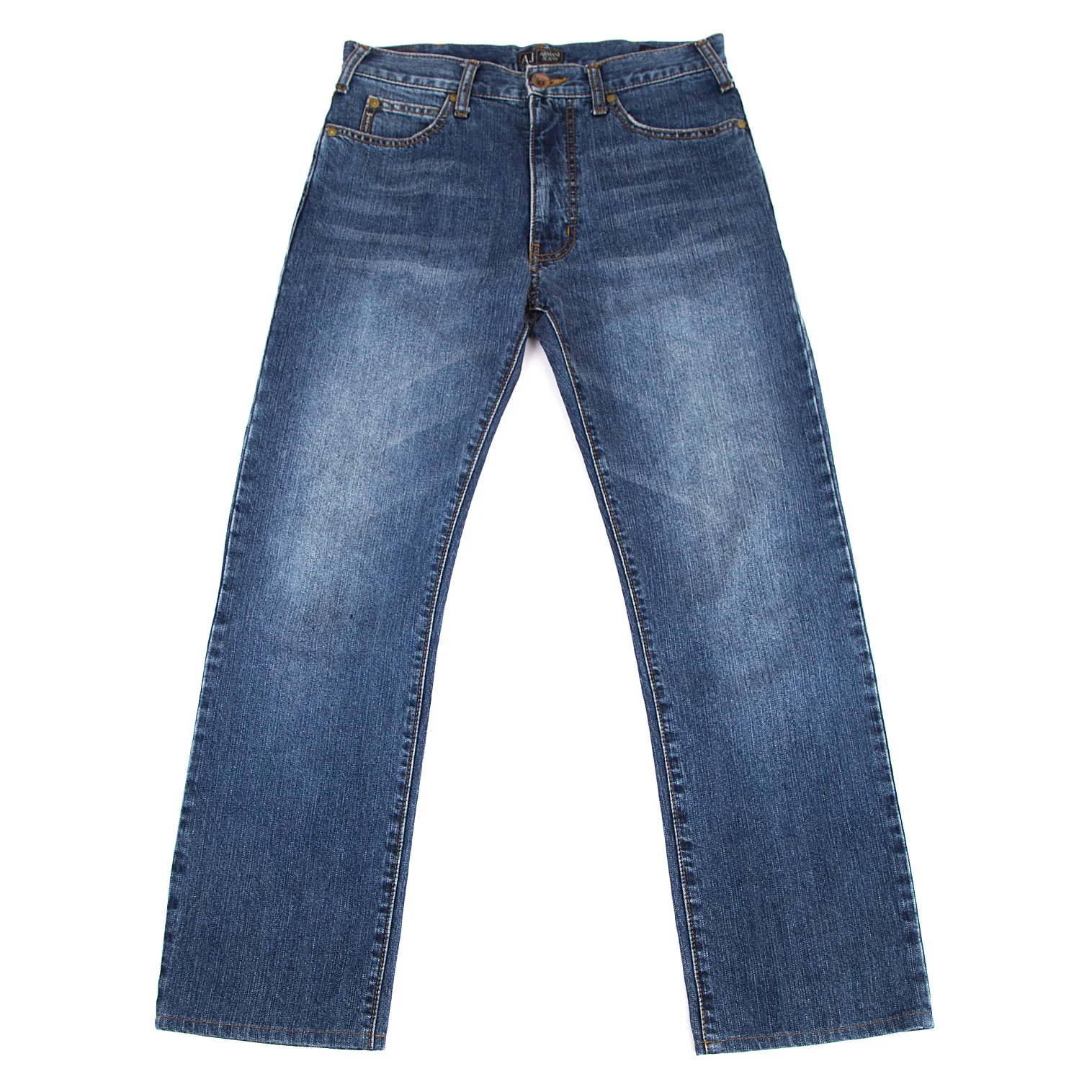 アルマーニジーンズARMANI JEANS ウォッシュデニムテーパード