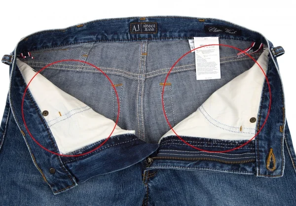 アルマーニジーンズARMANI JEANS ウォッシュデニムテーパードパンツ インディゴ31 K-115262_004