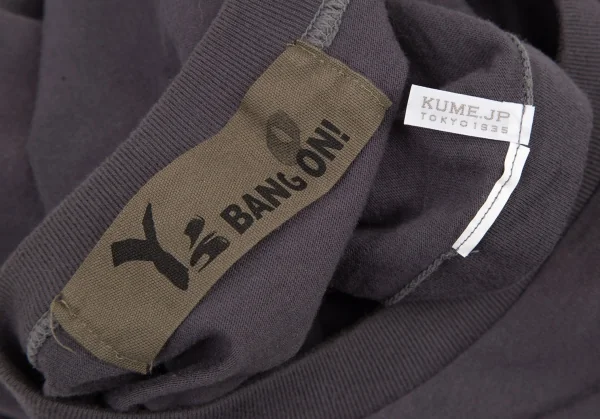 ワイズ バングオン！Y's BANG ON! No.0 久米繊維裾ワンポイントロゴカットソー 薄紫M位 K-115267_017