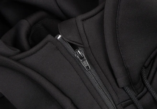ワイスリーY-3 ボンディングノースリーブダブルジップロングパーカー 黒S K-115268_004