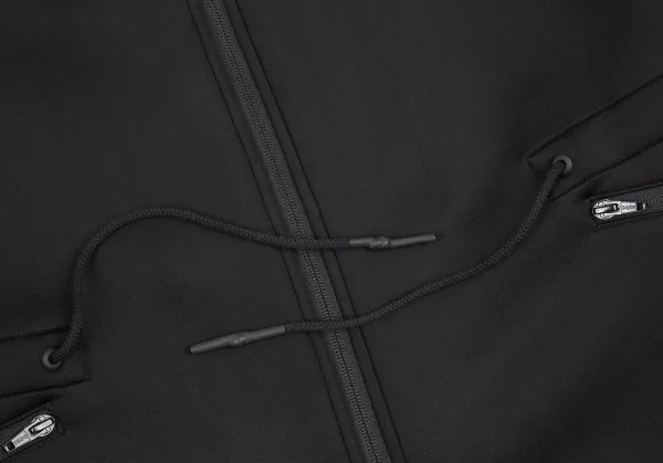 ワイスリーY-3 ボンディングノースリーブダブルジップロングパーカー 黒S K-115268_009