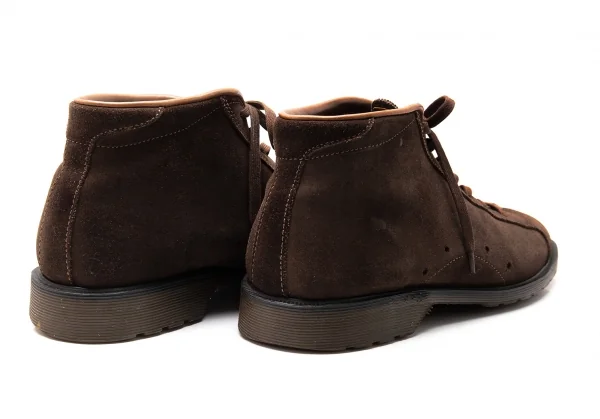 イッセイミヤケ メンISSEY MIYAKE MEN マーチンソールスウェードハイカットブーツ 茶8(26) K-115272_010