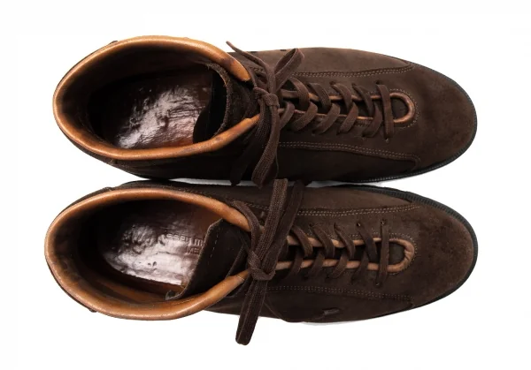 イッセイミヤケ メンISSEY MIYAKE MEN マーチンソールスウェードハイカットブーツ 茶8(26) K-115272_002