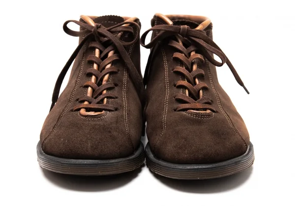 イッセイミヤケ メンISSEY MIYAKE MEN マーチンソールスウェードハイカットブーツ 茶8(26) K-115272_004