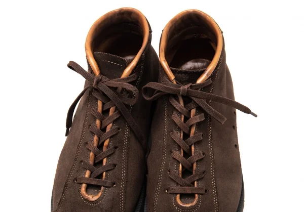 イッセイミヤケ メンISSEY MIYAKE MEN マーチンソールスウェードハイカットブーツ 茶8(26) K-115272_006