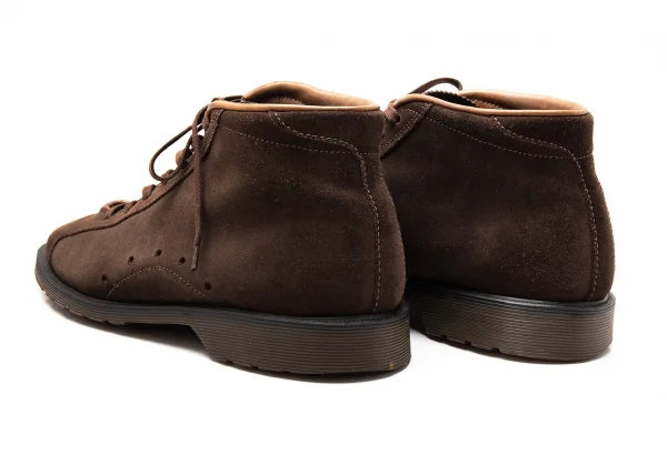 イッセイミヤケ メンISSEY MIYAKE MEN マーチンソールスウェードハイカットブーツ 茶8(26) K-115272_009
