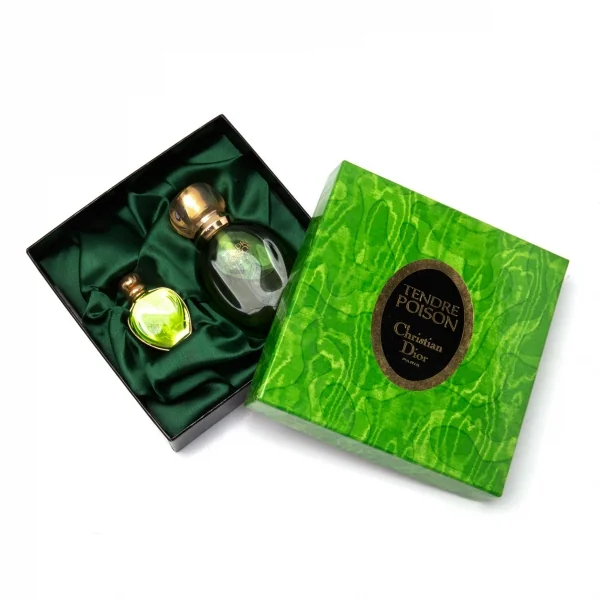 クリスチャンディオールChristian Dior タンドゥルプワゾンTENDRE POISON オードトワレ 香水 ブローチ付き 緑30ml K-115297_001