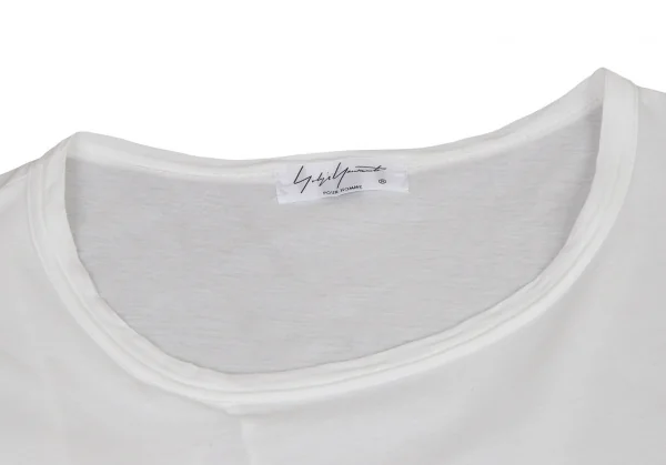 Yohji Yamamoto POUR HOMME Asymmetry Drape T Shirt K-115343_003