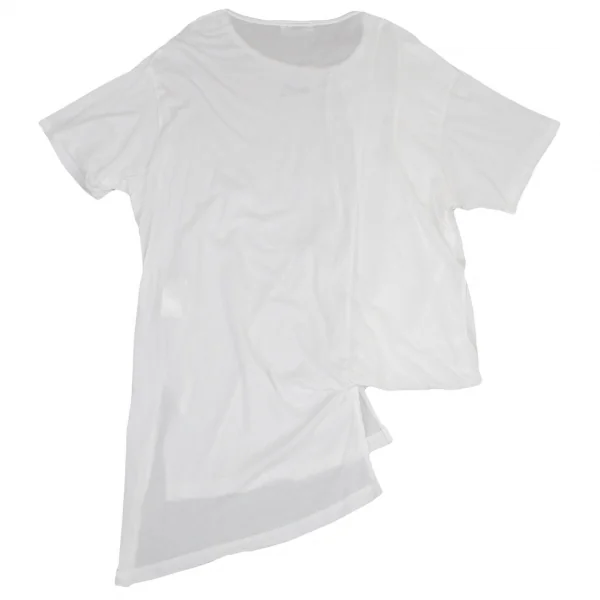 Yohji Yamamoto POUR HOMME Asymmetry Drape T Shirt K-115343_007