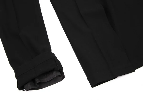 ヨウジヤマモト ファムYohji Yamamoto FEMME スカートラップワンショルダーパンツ 黒2 K-115345_013