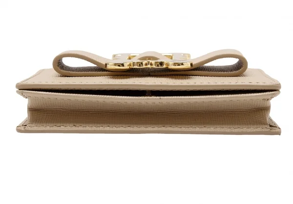 ヴィヴィアンウエストウッドVivienne Westwood リボン装飾カードケース ベージュ K-115346_005