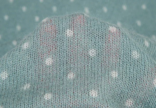 プチバトーPETIT BATEAU モヘアドットロングカーディガン グレーM位 K-115348_013