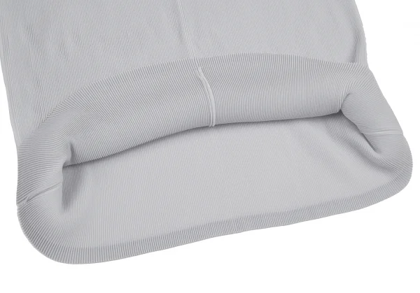 プリーツプリーズPLEATS PLEASE ミストプリーツノースリーブスポロシャツ ライトグレー3 K-115354_008