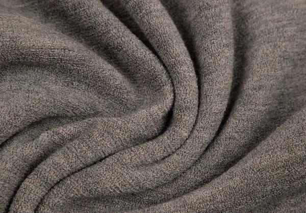 イッセイミヤケペルマネンテISSEY MIYAKEPERMANENTE ウールシルクパイルベルトドレープスカート グレージュM K-115356_011