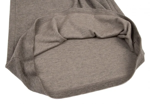 イッセイミヤケペルマネンテISSEY MIYAKEPERMANENTE ウールシルクパイルベルトドレープスカート グレージュM K-115356_008