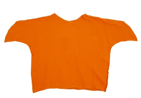 イッセイミヤケ エーポックISSEY MIYAKE A-POC サークルジャガードストレッチトップス オレンジ2 K-115367_002
