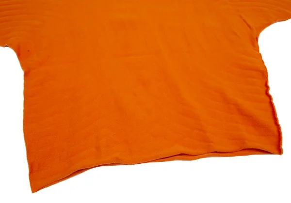 イッセイミヤケ エーポックISSEY MIYAKE A-POC サークルジャガードストレッチトップス オレンジ2 K-115367_006
