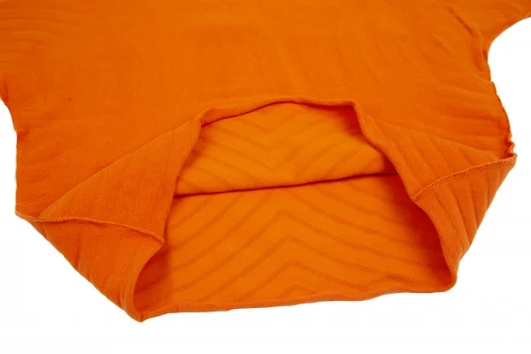 イッセイミヤケ エーポックISSEY MIYAKE A-POC サークルジャガードストレッチトップス オレンジ2 K-115367_007