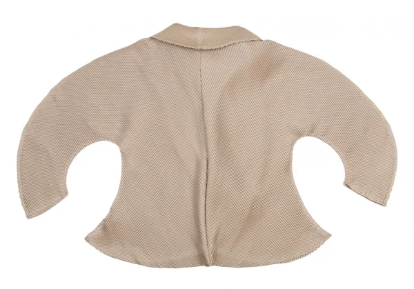 ISSEY MIYAKE Pleated Shawl Collar Jacket K-115378_010