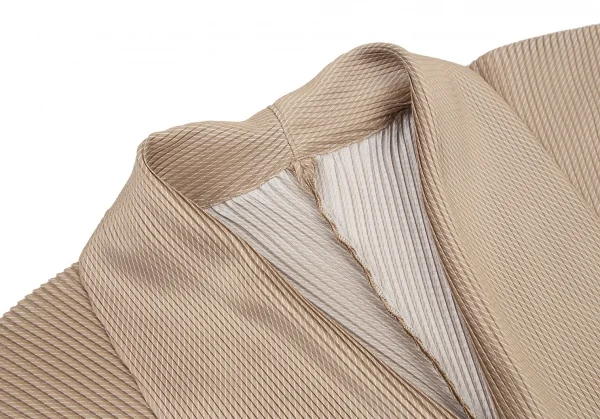 ISSEY MIYAKE Pleated Shawl Collar Jacket K-115378_004