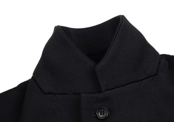 コムコム コムデギャルソンCOMME des GARCONS バックインサイドアウトジャージーテーラードジャケット 黒XS K-115399_004